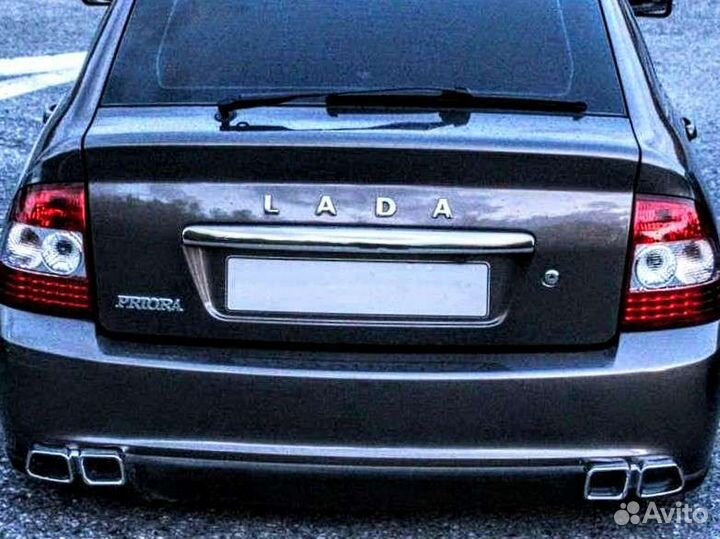Задний бампер priora 2приора 2 хэтч или седан
