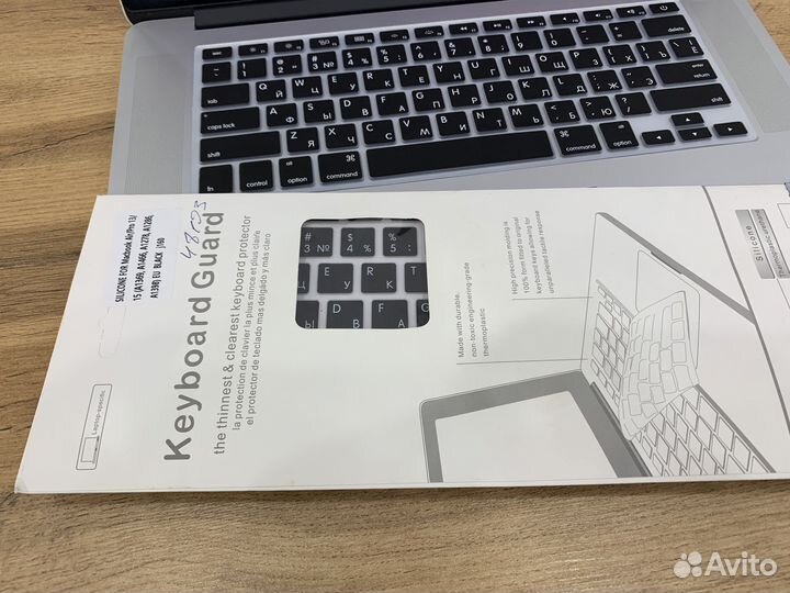 Накладка на клавиатуру macbook