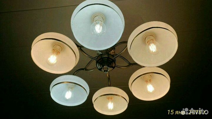 Люстры 1,2,3,5,6 рожковые (новые)