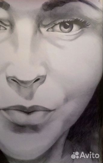 Портрет по фото карандашом на заказ