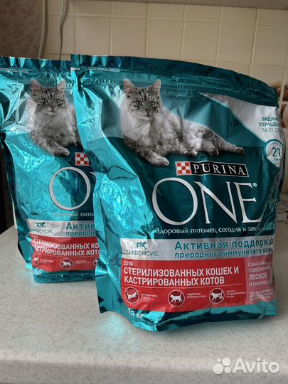 Корм Purina One 1,5кг