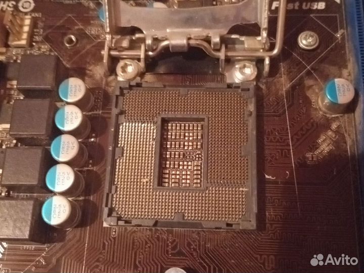 Материнская плата 1155 asrock h61m-vg3
