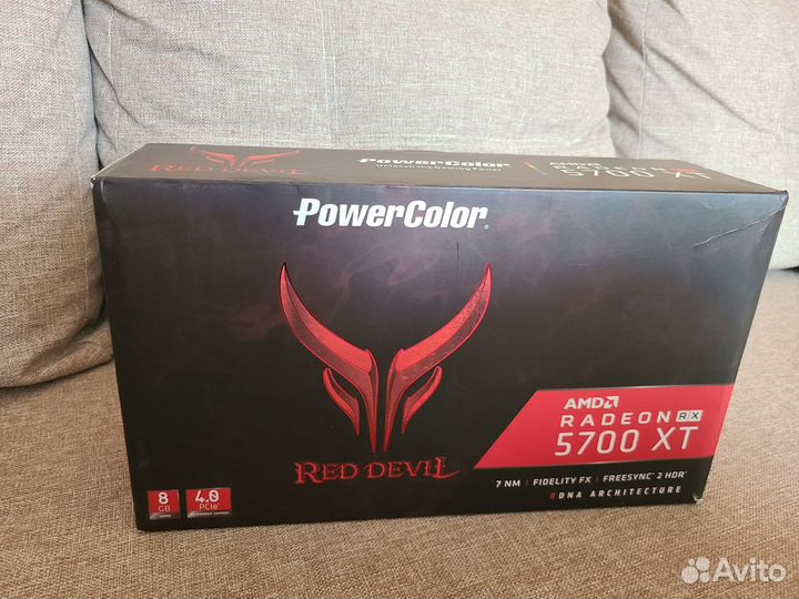 Видеокарта Rx 5700 xt red devil