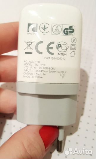 Адаптеры питания HTC и Sony оригинал