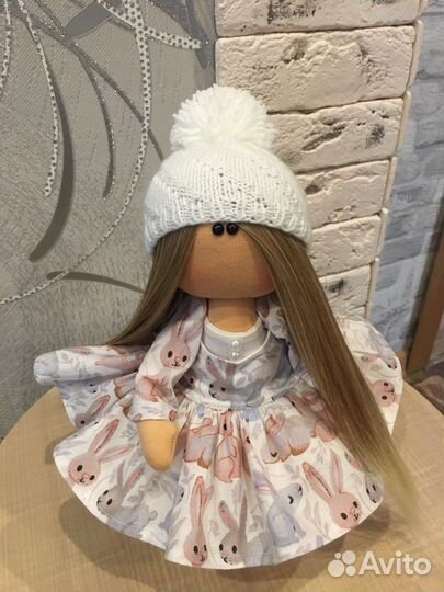 Интерьерная кукла ручной работы tilda