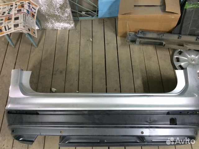 Бампер задний VW tiguan