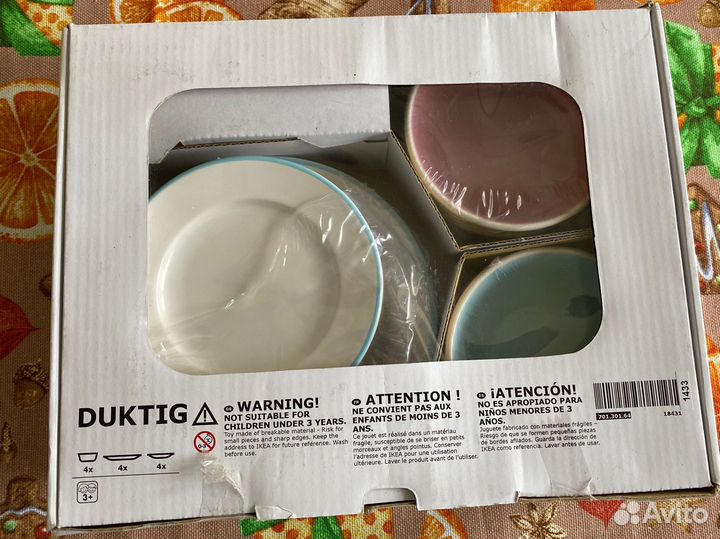 Посуда десикая икеа Дуктиг / IKEA duktig