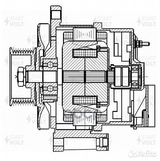 Генератор для а/м Mercedes-Benz Actros MP2/MP3