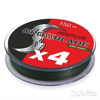 Шнур Nautilus CrossBlade 4 Army Green d-0.10 4.1кг