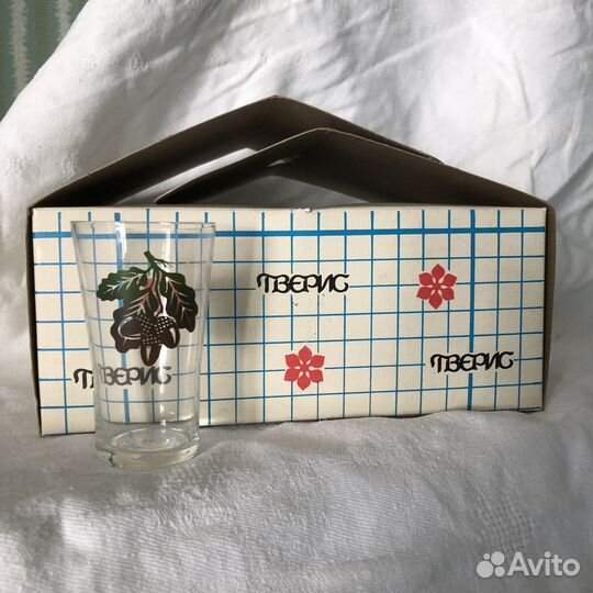 Рюмки Тверис Дубки СССР Винтажные