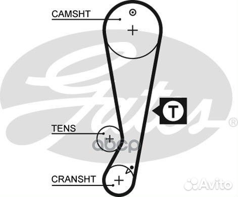 5403XS ремень грм 117x210H Toyota Corolla/Cari