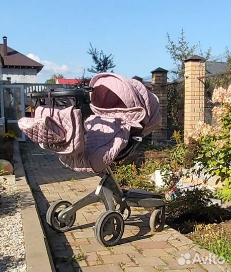 Коляска Stokke xplory V2 + автолюлька Stokke