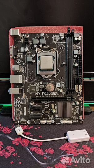 Материнская плата GA-H81M-S1 процессором i3-4330