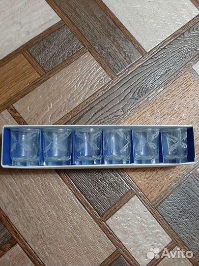 Хрустальные рюмки СССР новые