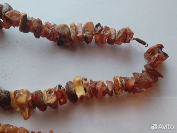 Янтарные бусы натуральные СССР