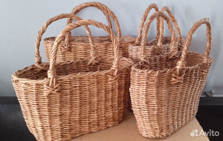 Корзина плетёная новая