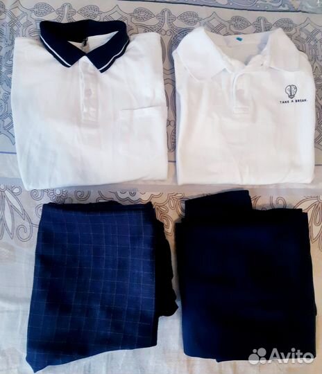 Школьные вещи для полного ребенка 146см