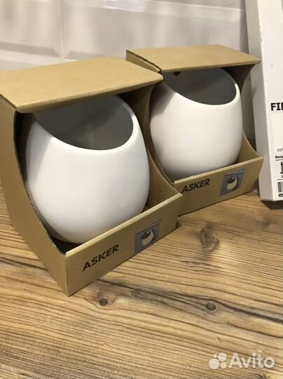 Финторп икея держатель + кашпо Аскер