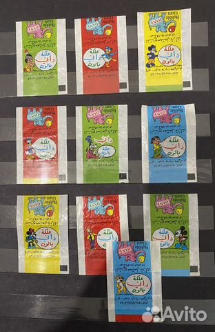 Вкладыши от жвачки 