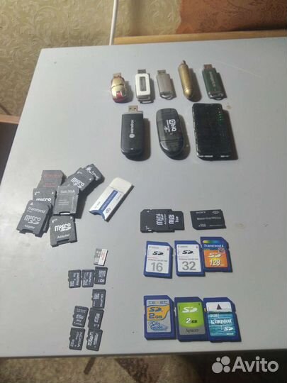 Карты памяти, картридер,флешки