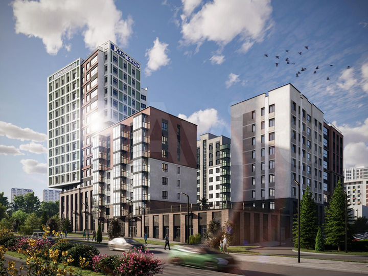 3-к. квартира, 58 м², 7/15 эт.