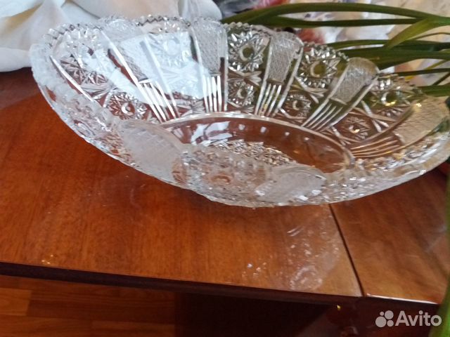 Хрусталь ваза для конфет, колокол