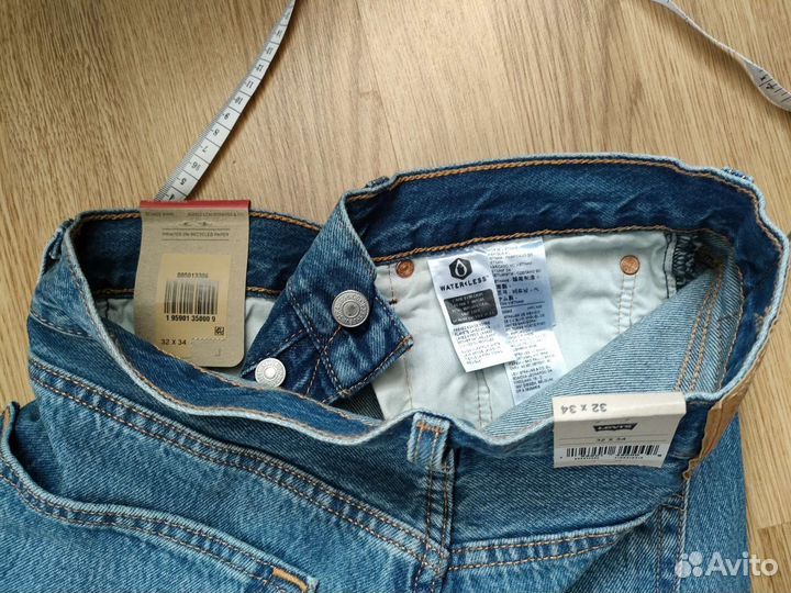 Джинсы Levis 501 original 32-34 импорт