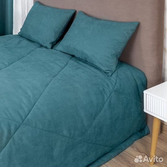 Покрывало Эдем синяя птица на кровать