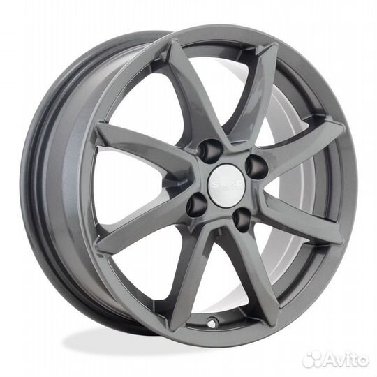R15 4x100 6J ET50 D60,1 Скад Осака графит
