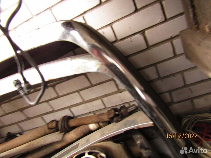 Хром на задний бампер Волга 31105