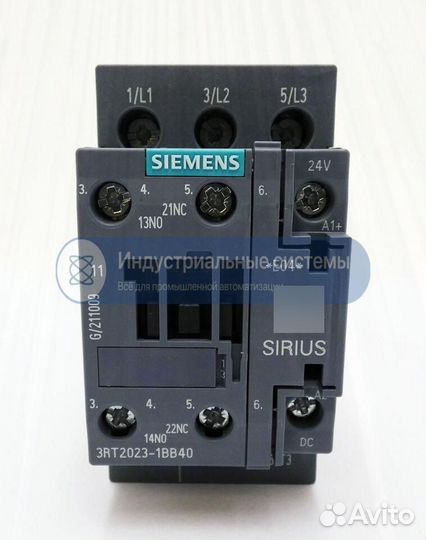 Контактор Siemens Sirius 3RT2023-1BB40