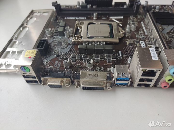 Процессор i5-9400F с платой MSI H310