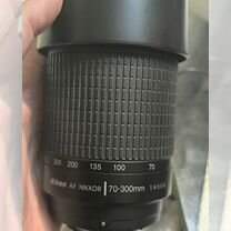 Nikon AF Nikkor 70-300mm 1:4-5.6G состояние новог