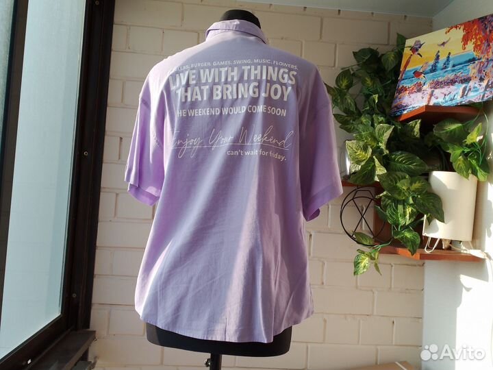 Женская рубашка на лето 42 размер