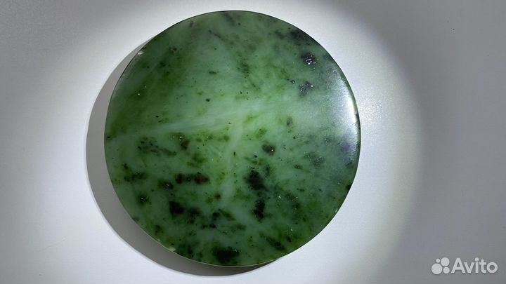 Слэб из нефрита полированный