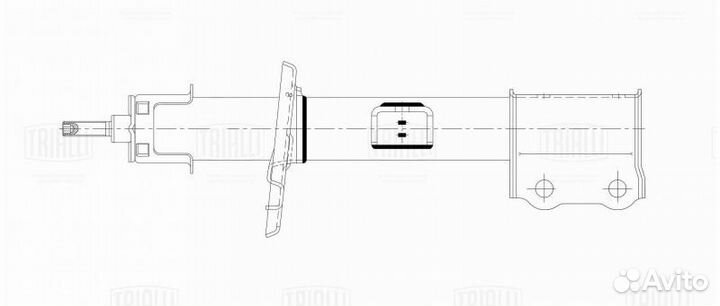 Амортизатор для а м suzuki vitara (15) (стойка) пе