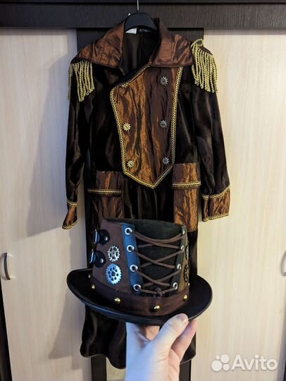 Костюм в стиле стимпанк (плащ и шляпа)