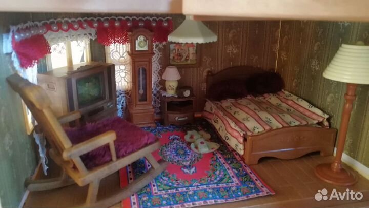 Sylvanian families большой дом со светом