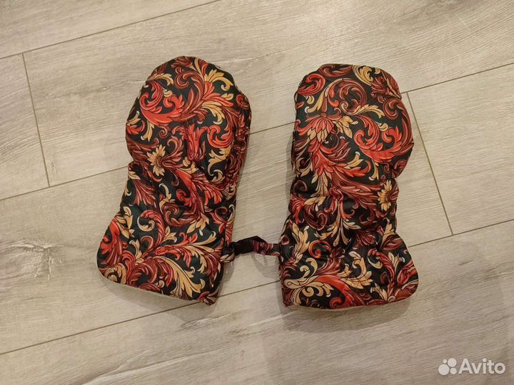 Муфта варежки на коляску санки