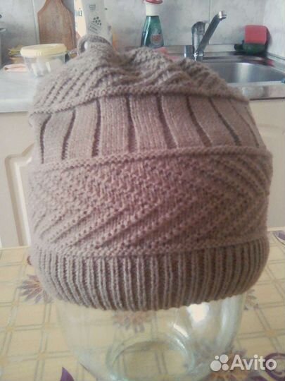 Шапка и снуд зимняя женская новая