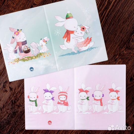 Папки для документов для двоих ребятишек (новые)