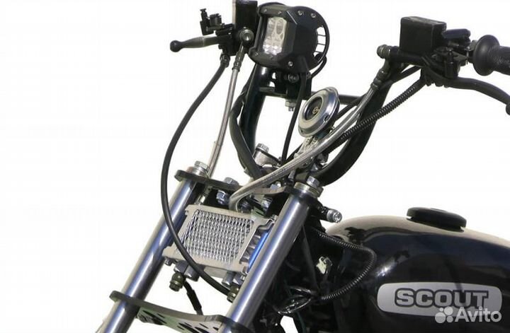 Мотоцикл внедорожный скаут-3Р-140 полуавтомат