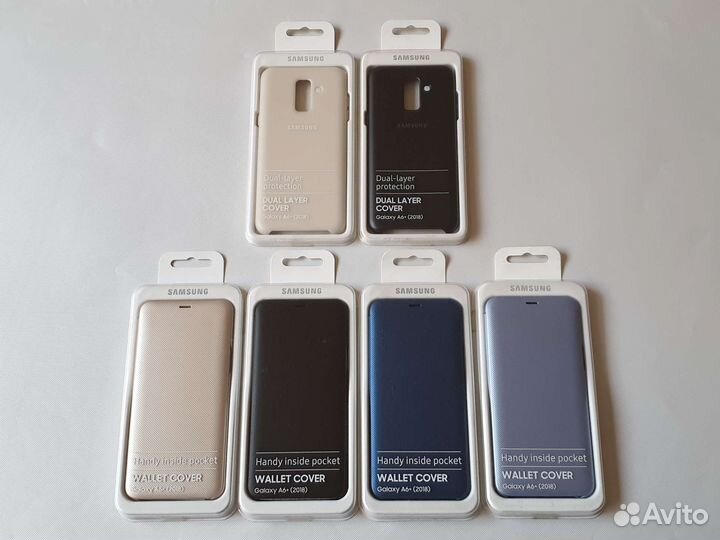 Чехлы на Samsung A6/A6+/A7/A9(2018) оригинал новые