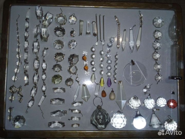 Хрустальные подвески от чежских люстр