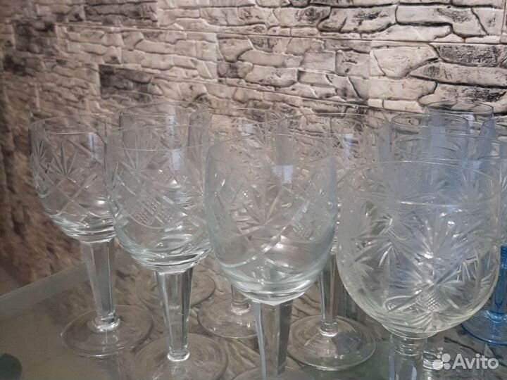 Хрустальные бокалы СССР