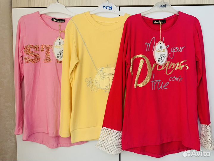 Блузки для девочки 134,140,146 рост