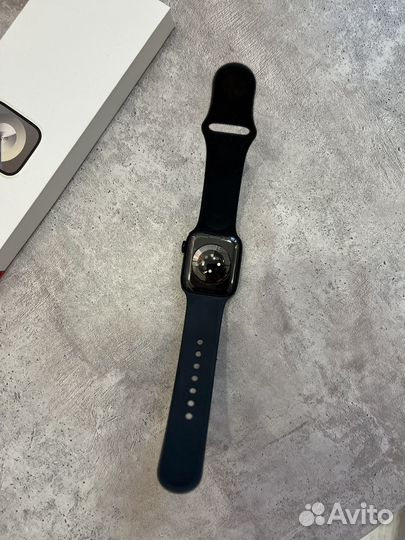 Часы apple watch 7 41 mm черные