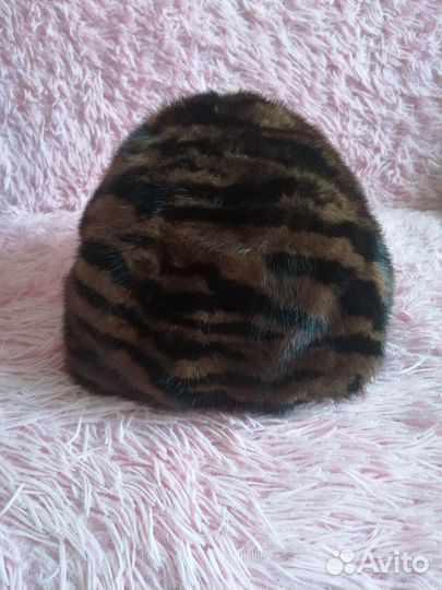 Шапка норковая женская