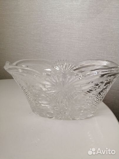 Хрустальная ваза, салатник, конфетница