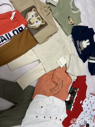 Пакет вещей на мальчика 74,80 H&M,Sela,GJ,C&A